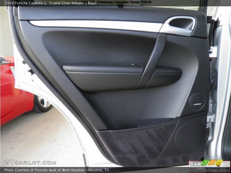 Crystal Silver Metallic / Black 2009 Porsche Cayenne S