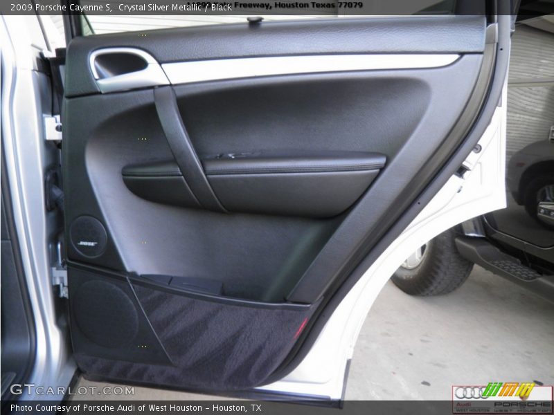 Crystal Silver Metallic / Black 2009 Porsche Cayenne S