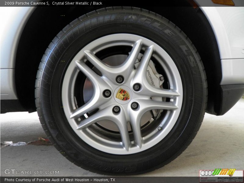 Crystal Silver Metallic / Black 2009 Porsche Cayenne S