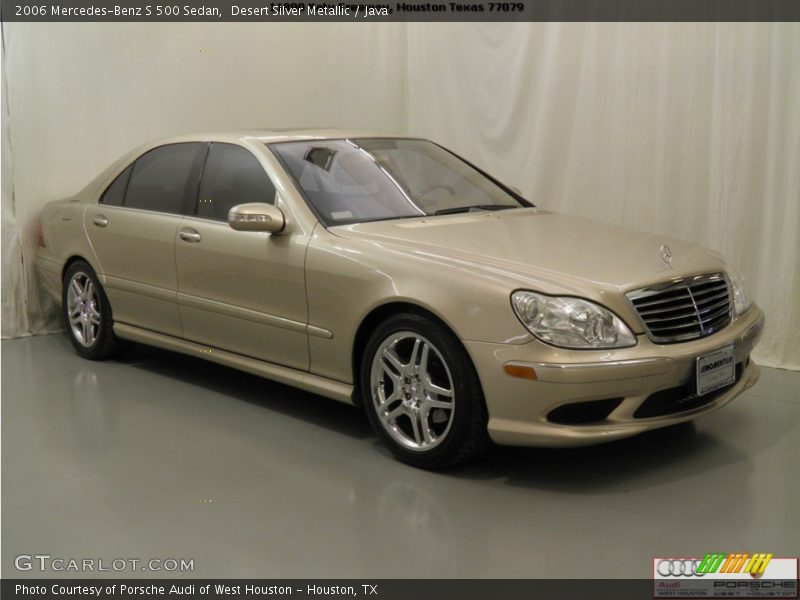Desert Silver Metallic / Java 2006 Mercedes-Benz S 500 Sedan