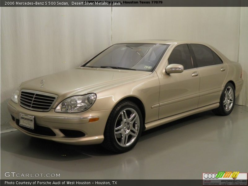 Desert Silver Metallic / Java 2006 Mercedes-Benz S 500 Sedan
