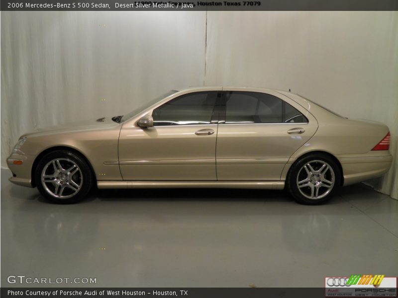 Desert Silver Metallic / Java 2006 Mercedes-Benz S 500 Sedan