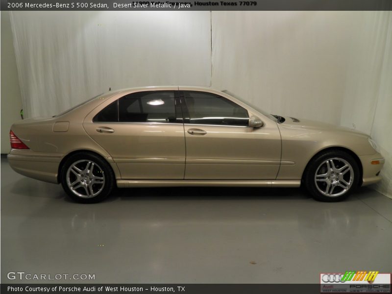 Desert Silver Metallic / Java 2006 Mercedes-Benz S 500 Sedan