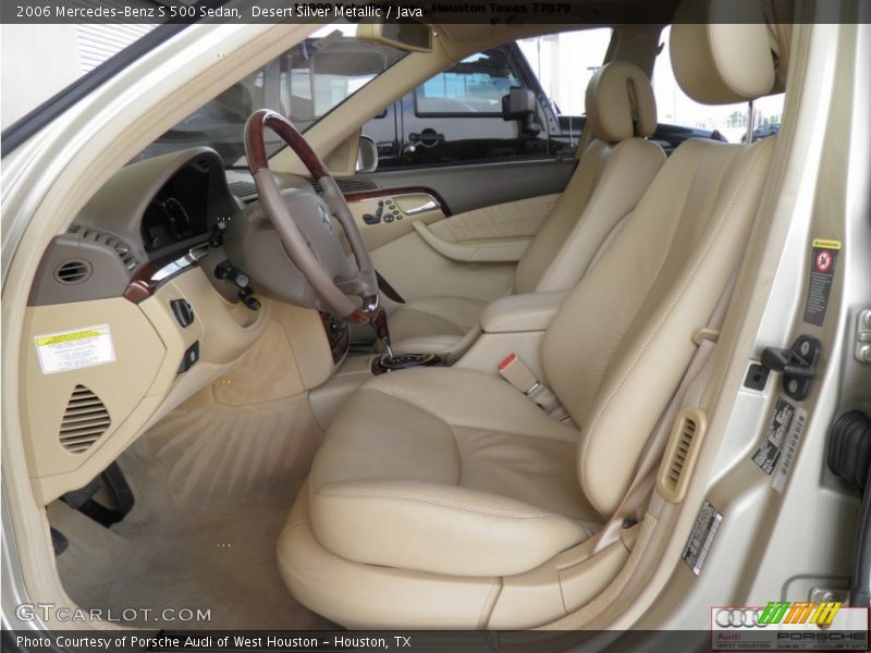 Desert Silver Metallic / Java 2006 Mercedes-Benz S 500 Sedan