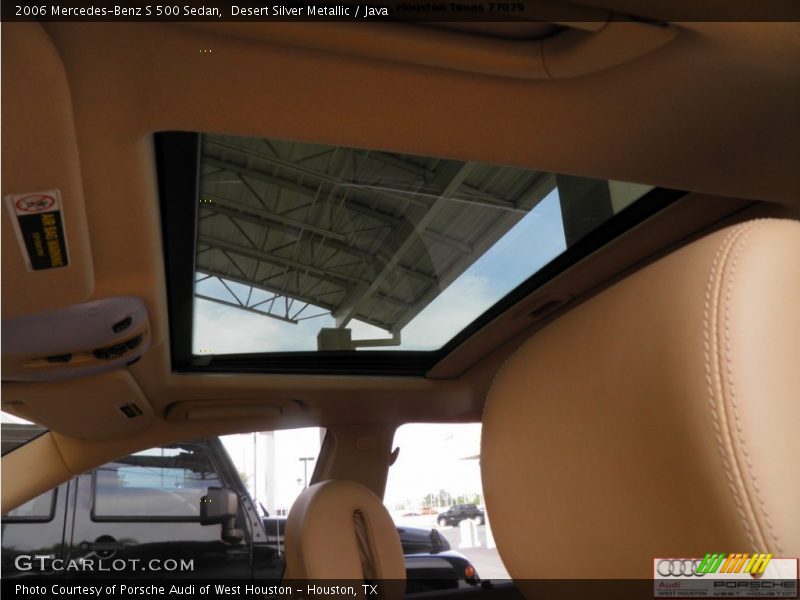 Desert Silver Metallic / Java 2006 Mercedes-Benz S 500 Sedan