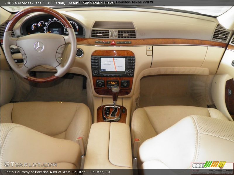 Desert Silver Metallic / Java 2006 Mercedes-Benz S 500 Sedan