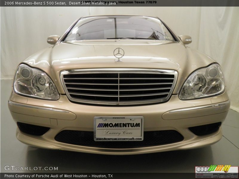 Desert Silver Metallic / Java 2006 Mercedes-Benz S 500 Sedan