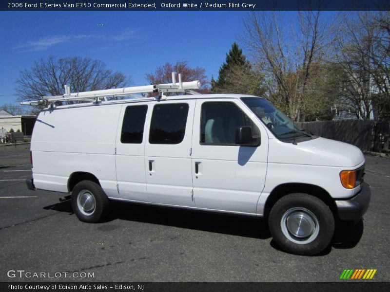 Oxford White / Medium Flint Grey 2006 Ford E Series Van E350 Commercial Extended