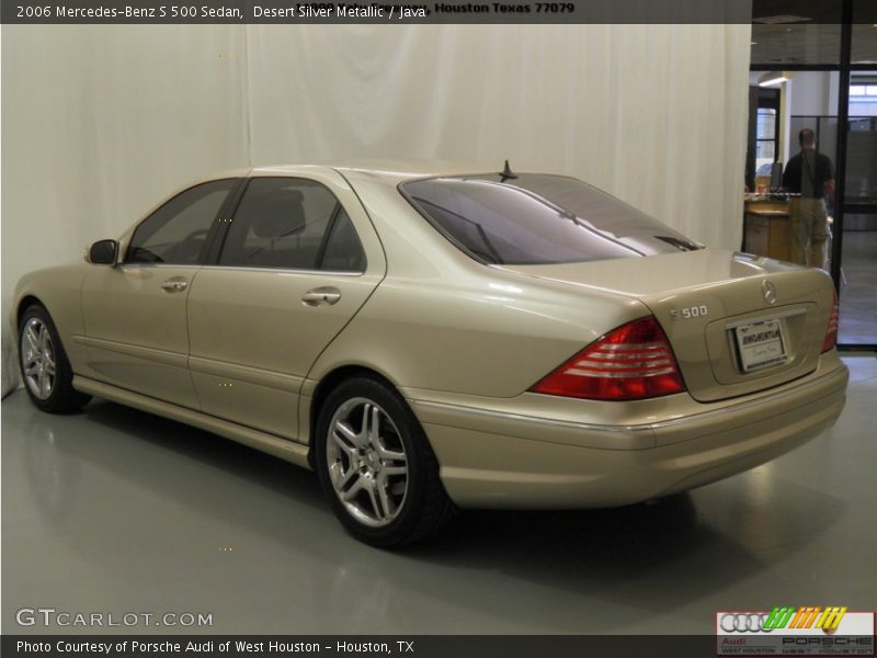 Desert Silver Metallic / Java 2006 Mercedes-Benz S 500 Sedan