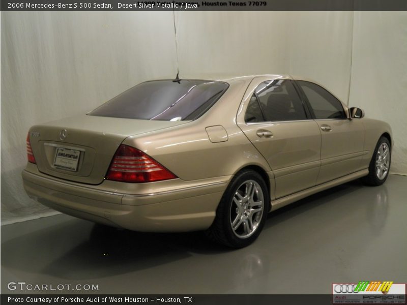 Desert Silver Metallic / Java 2006 Mercedes-Benz S 500 Sedan