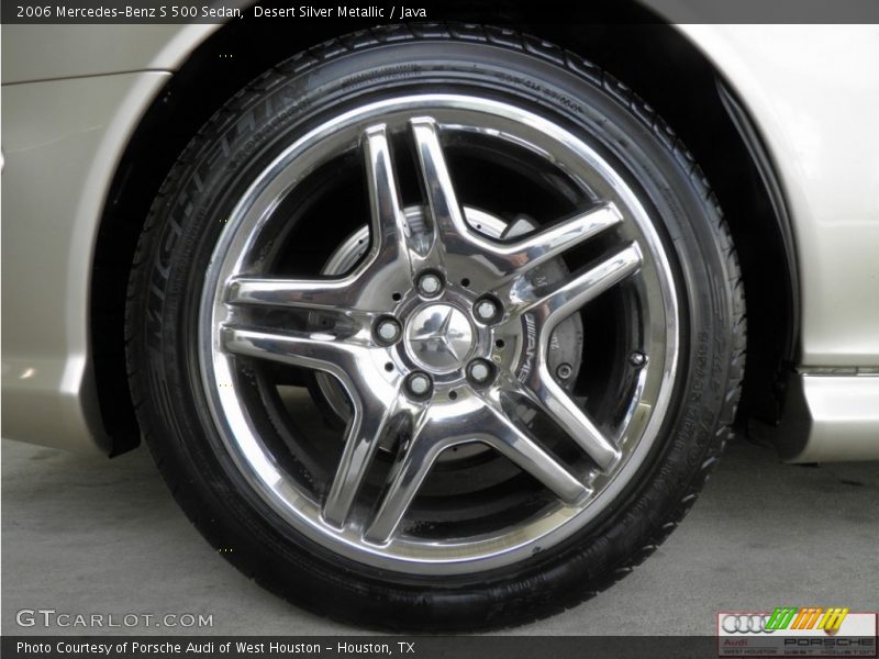 Desert Silver Metallic / Java 2006 Mercedes-Benz S 500 Sedan