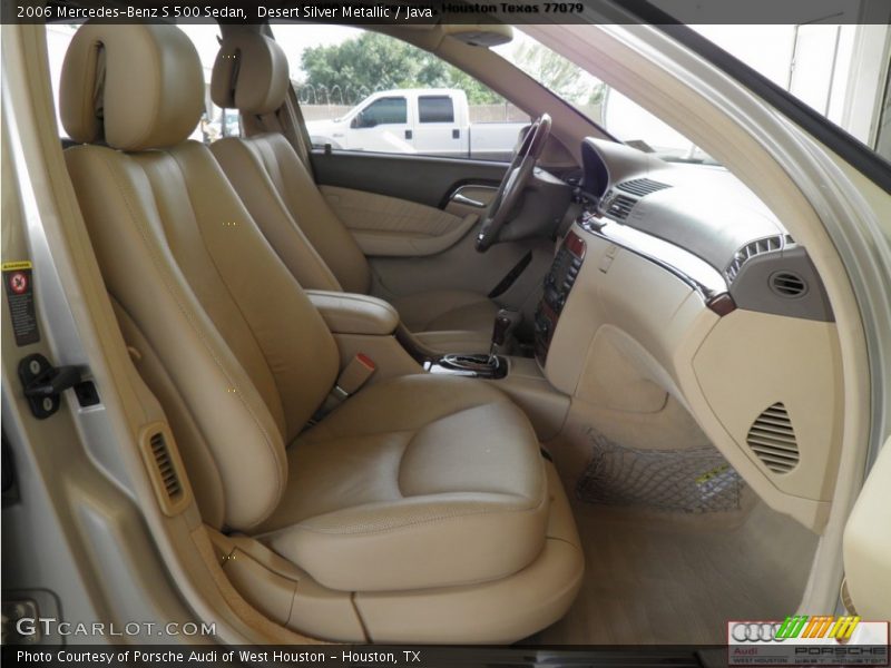Desert Silver Metallic / Java 2006 Mercedes-Benz S 500 Sedan