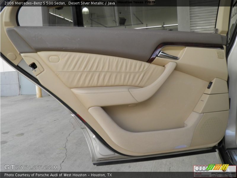 Desert Silver Metallic / Java 2006 Mercedes-Benz S 500 Sedan