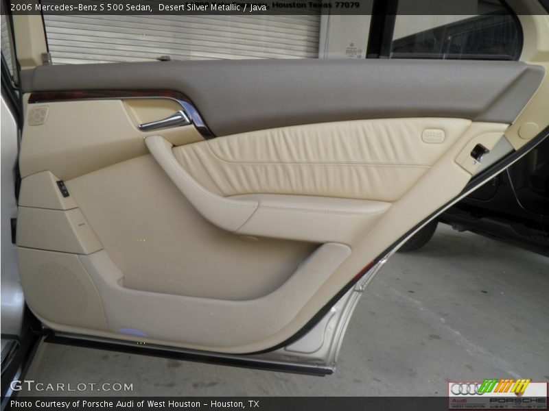Desert Silver Metallic / Java 2006 Mercedes-Benz S 500 Sedan