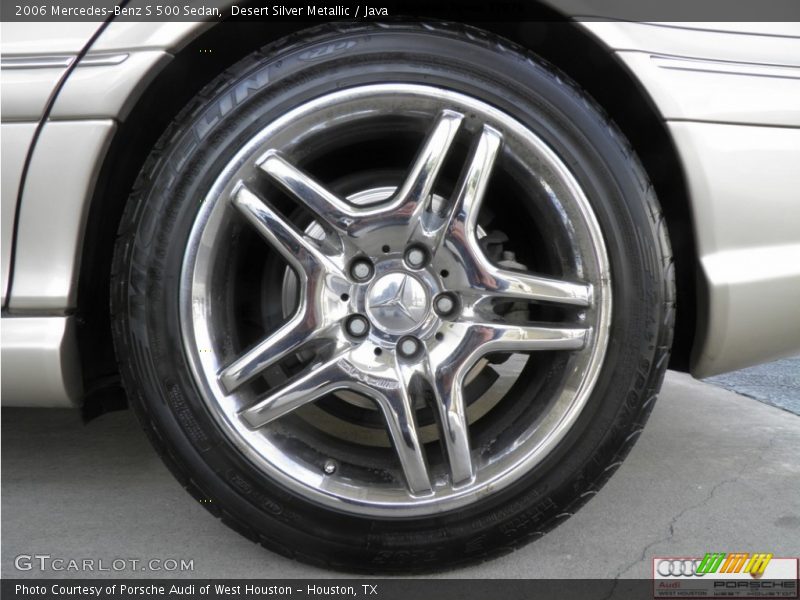 Desert Silver Metallic / Java 2006 Mercedes-Benz S 500 Sedan