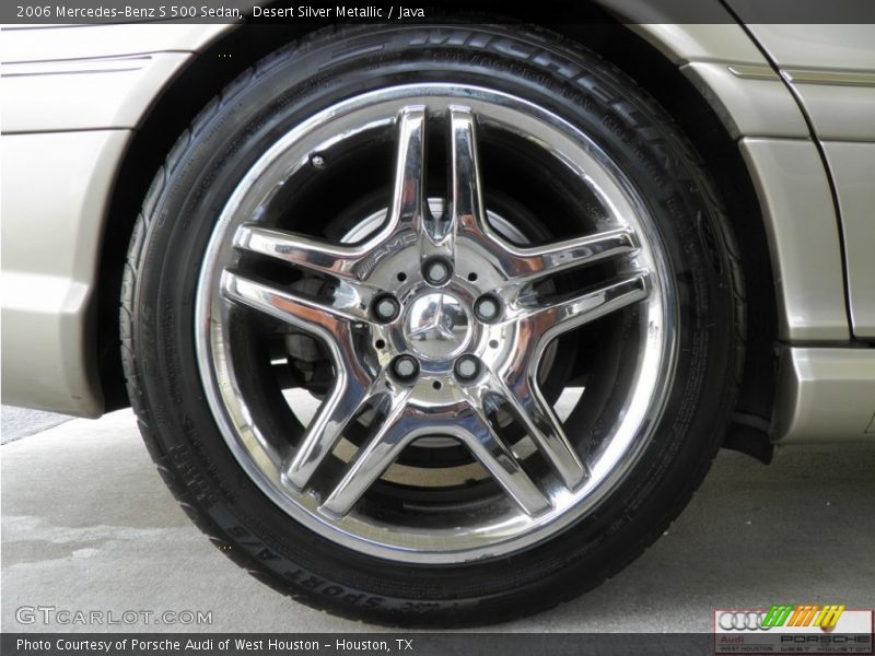 Desert Silver Metallic / Java 2006 Mercedes-Benz S 500 Sedan