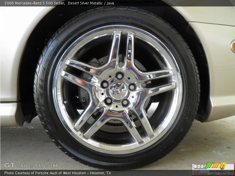 Desert Silver Metallic / Java 2006 Mercedes-Benz S 500 Sedan