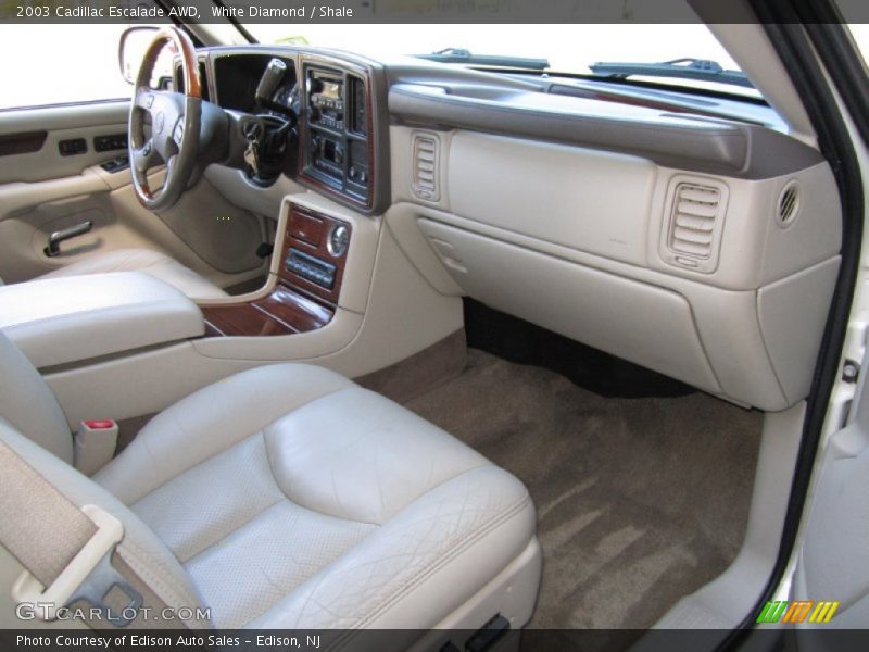 White Diamond / Shale 2003 Cadillac Escalade AWD