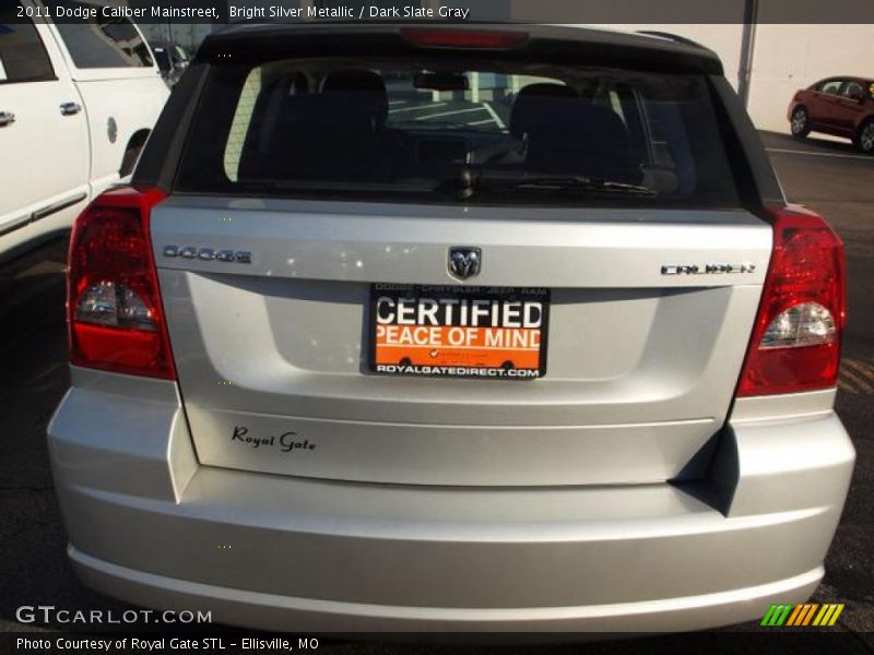 Bright Silver Metallic / Dark Slate Gray 2011 Dodge Caliber Mainstreet