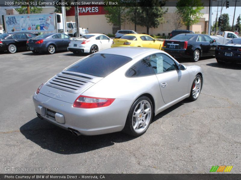 Arctic Silver Metallic / Black 2006 Porsche 911 Carrera S Coupe