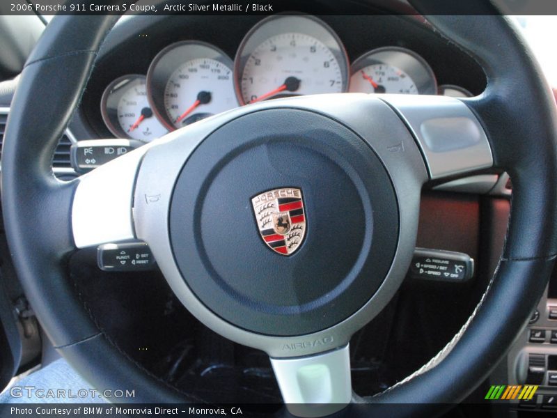 Arctic Silver Metallic / Black 2006 Porsche 911 Carrera S Coupe