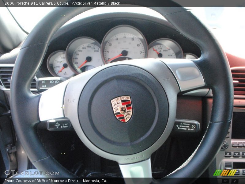 Arctic Silver Metallic / Black 2006 Porsche 911 Carrera S Coupe