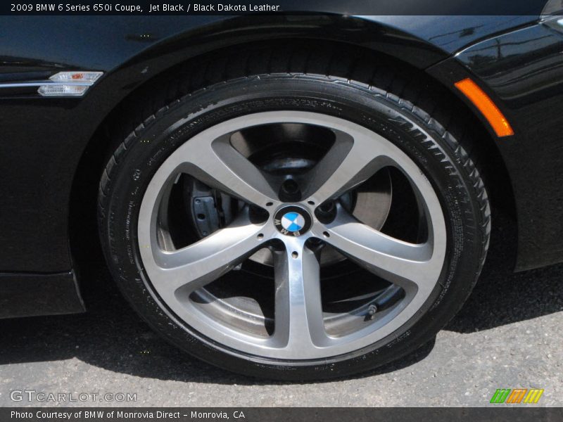 Jet Black / Black Dakota Leather 2009 BMW 6 Series 650i Coupe