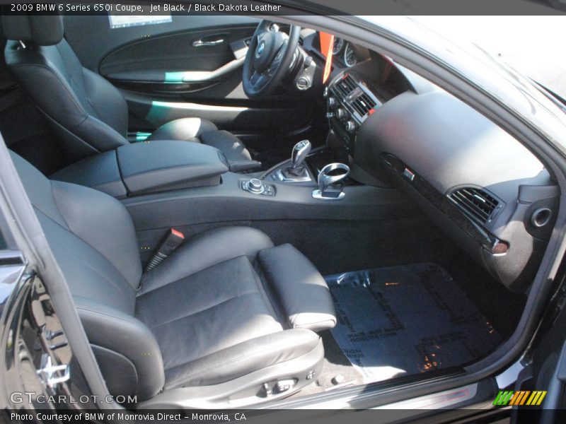 Jet Black / Black Dakota Leather 2009 BMW 6 Series 650i Coupe