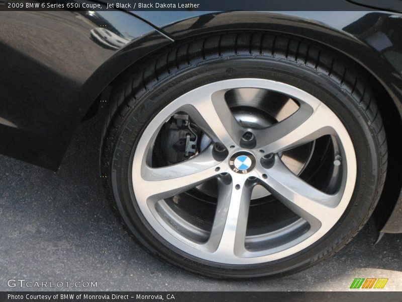 Jet Black / Black Dakota Leather 2009 BMW 6 Series 650i Coupe