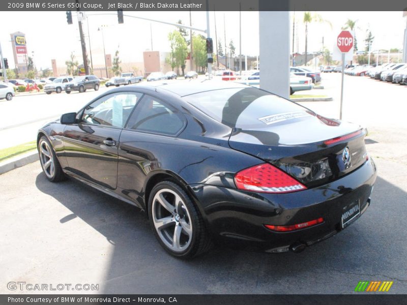 Jet Black / Black Dakota Leather 2009 BMW 6 Series 650i Coupe