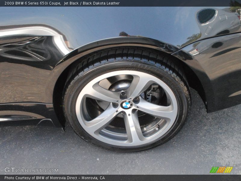 Jet Black / Black Dakota Leather 2009 BMW 6 Series 650i Coupe