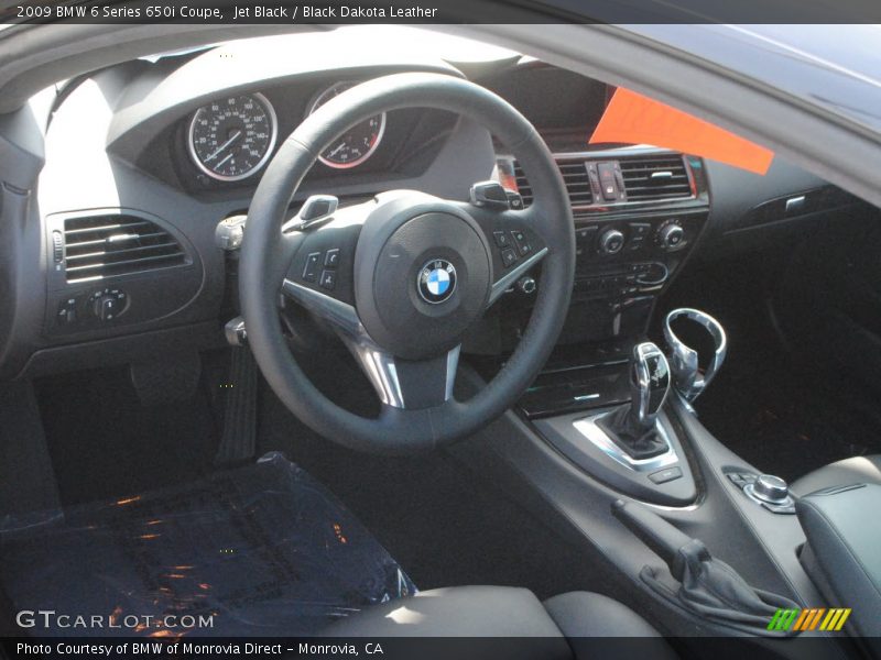 Jet Black / Black Dakota Leather 2009 BMW 6 Series 650i Coupe