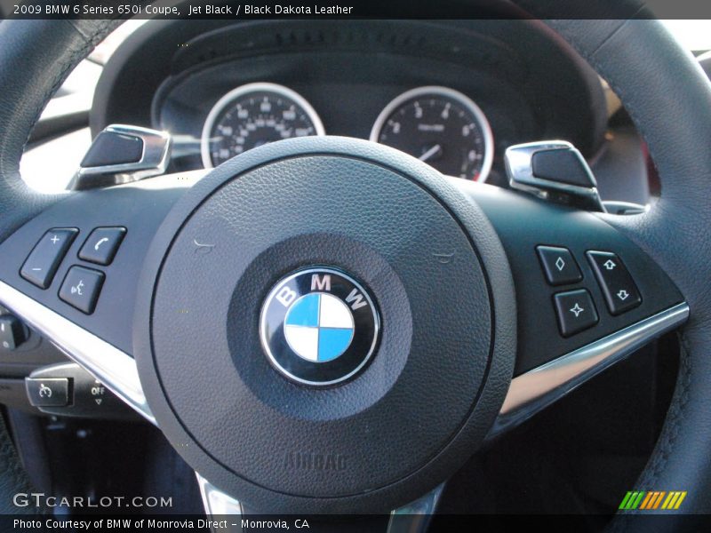 Jet Black / Black Dakota Leather 2009 BMW 6 Series 650i Coupe