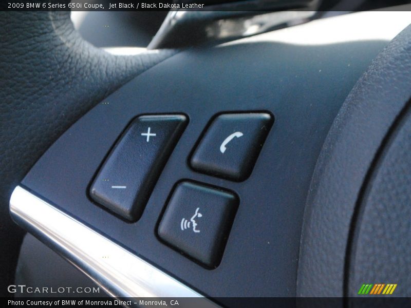 Jet Black / Black Dakota Leather 2009 BMW 6 Series 650i Coupe
