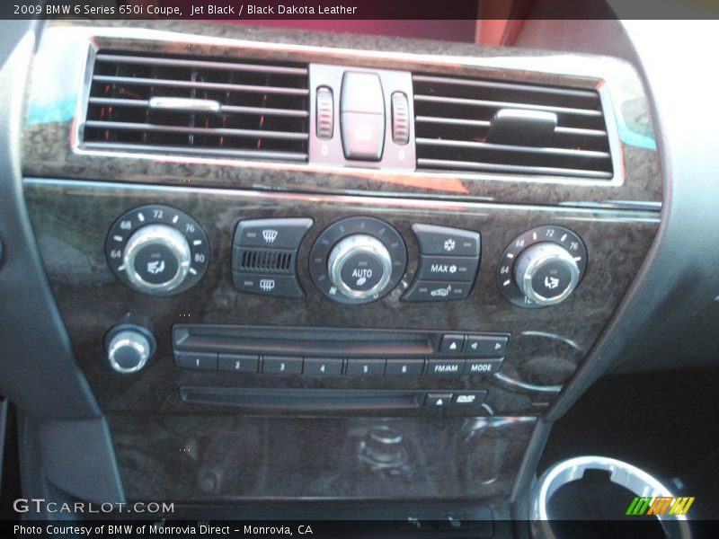 Jet Black / Black Dakota Leather 2009 BMW 6 Series 650i Coupe