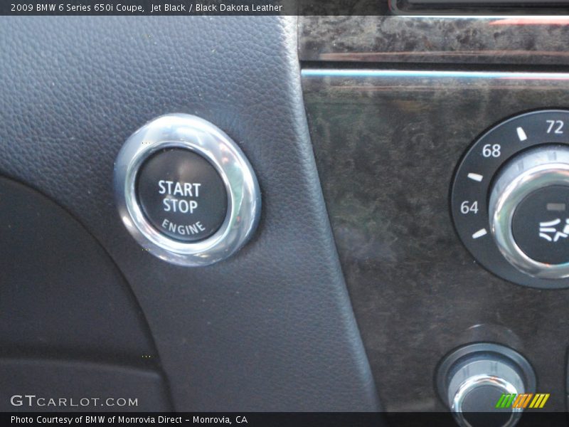 Jet Black / Black Dakota Leather 2009 BMW 6 Series 650i Coupe