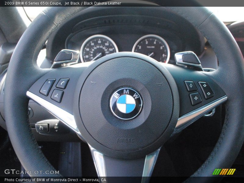Jet Black / Black Dakota Leather 2009 BMW 6 Series 650i Coupe
