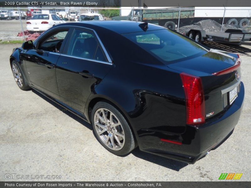 Black Raven / Ebony 2009 Cadillac CTS -V Sedan