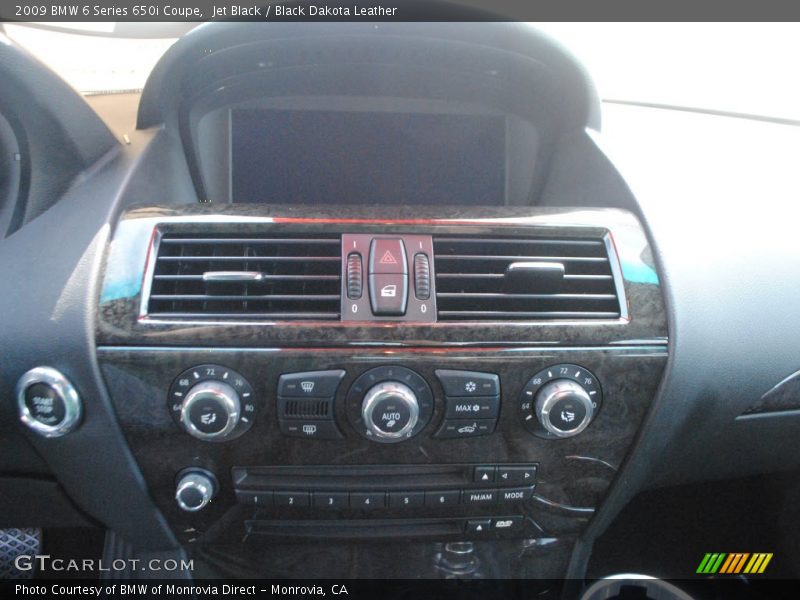 Jet Black / Black Dakota Leather 2009 BMW 6 Series 650i Coupe