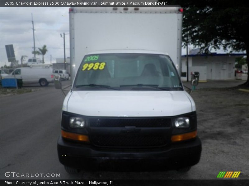 Summit White / Medium Dark Pewter 2005 Chevrolet Express 3500 Cutaway Moving Van
