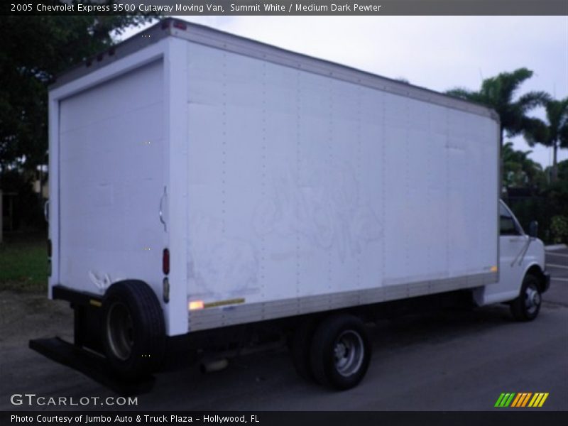 Summit White / Medium Dark Pewter 2005 Chevrolet Express 3500 Cutaway Moving Van