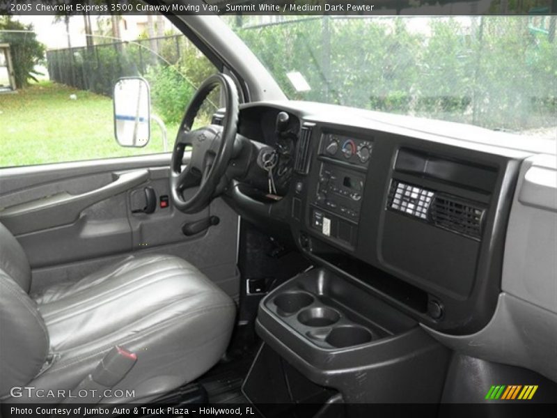 Summit White / Medium Dark Pewter 2005 Chevrolet Express 3500 Cutaway Moving Van