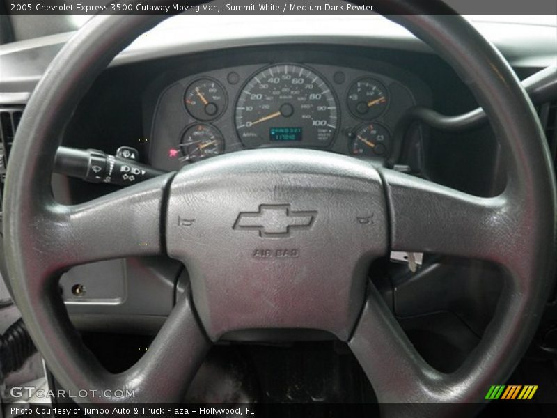 Summit White / Medium Dark Pewter 2005 Chevrolet Express 3500 Cutaway Moving Van