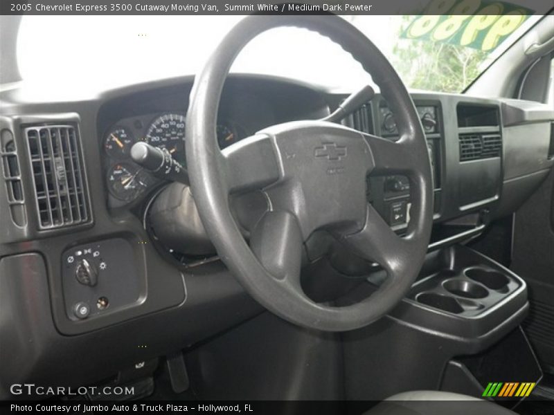 Summit White / Medium Dark Pewter 2005 Chevrolet Express 3500 Cutaway Moving Van