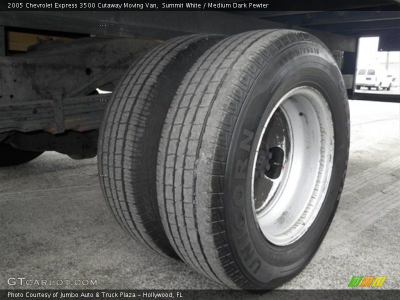 Summit White / Medium Dark Pewter 2005 Chevrolet Express 3500 Cutaway Moving Van