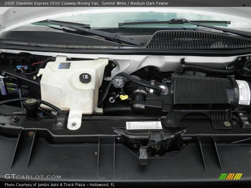 Summit White / Medium Dark Pewter 2005 Chevrolet Express 3500 Cutaway Moving Van