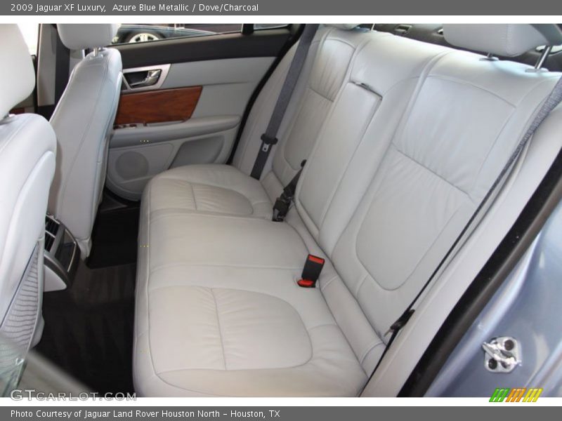 Azure Blue Metallic / Dove/Charcoal 2009 Jaguar XF Luxury