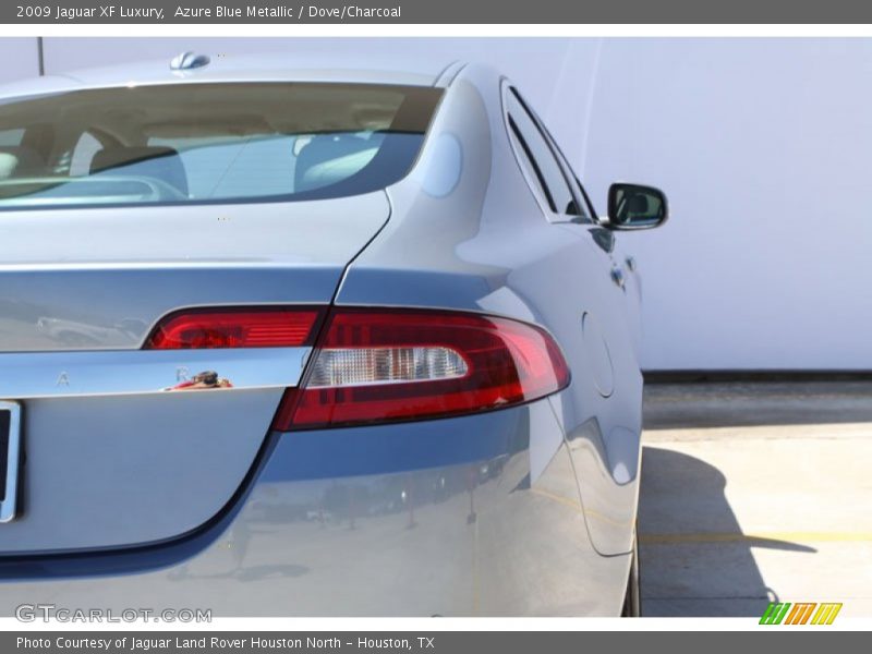 Azure Blue Metallic / Dove/Charcoal 2009 Jaguar XF Luxury