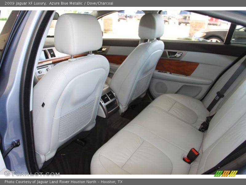 Azure Blue Metallic / Dove/Charcoal 2009 Jaguar XF Luxury