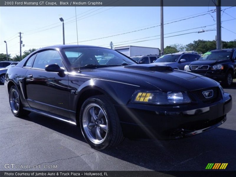 Black / Medium Graphite 2003 Ford Mustang GT Coupe